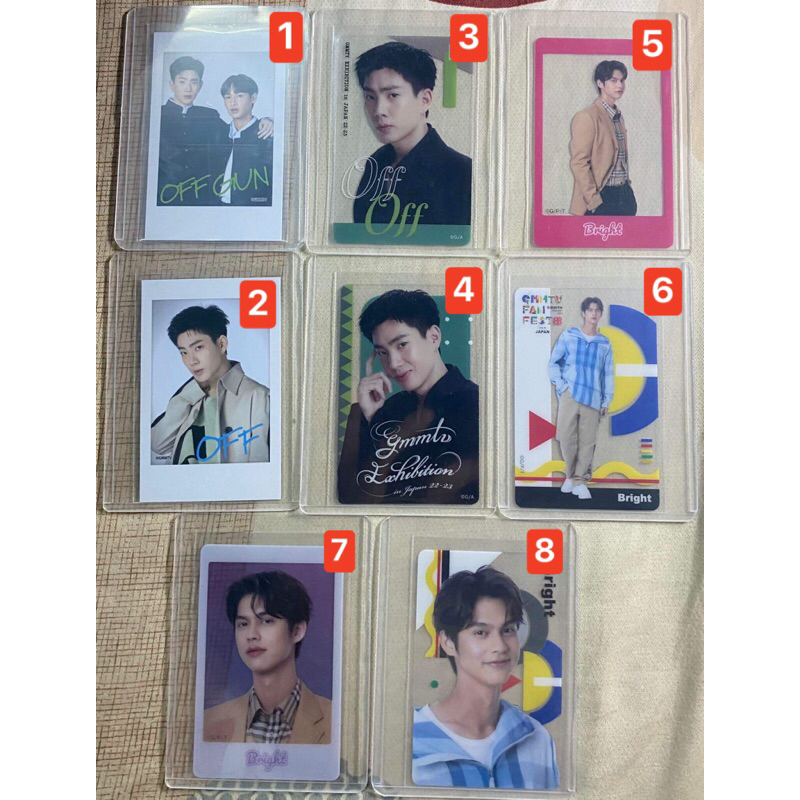 card/pola(N) dàn diễn viên GMM, OFF, Gun, Bright | Shopee Việt Nam