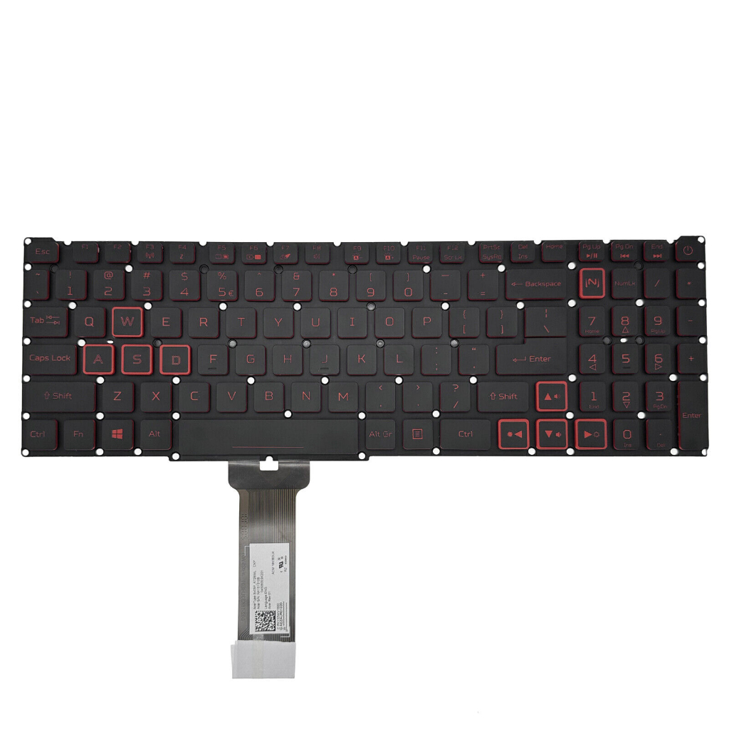 2 Pellicole Protettive Per Tastiera Acer Nitro AN515-54, AN517-41, AN515-43 E Altri