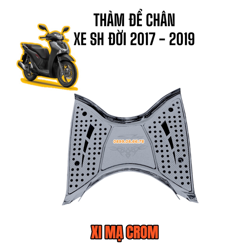 Thảm Chân Sh 2017, 2018, 2019 Crom - Lót Chân, Lót Sàn, Gác Chân Trước, Phụ  Kiện Ốp Honda Sh | Shopee Việt Nam