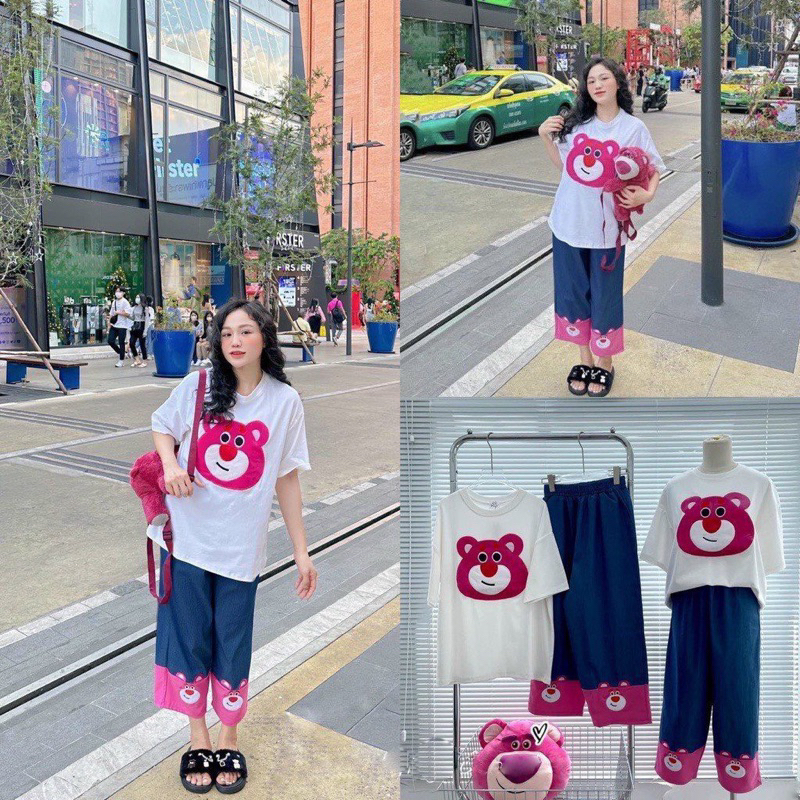 Set gấu dâu bigsize_saigon (55-95kg) | Shopee Việt Nam