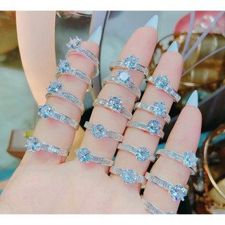 Nhẫn nữ Bạc Ta LoPa nũ đá chủ gết nhẹ nhàng tinh tế thanh lịch