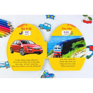 Sách - Combo 2 cuốn Quả trứng diệu kỳ của bé (Song ngữ Việt-Anh 3-6 tuổi) - Ndbooks