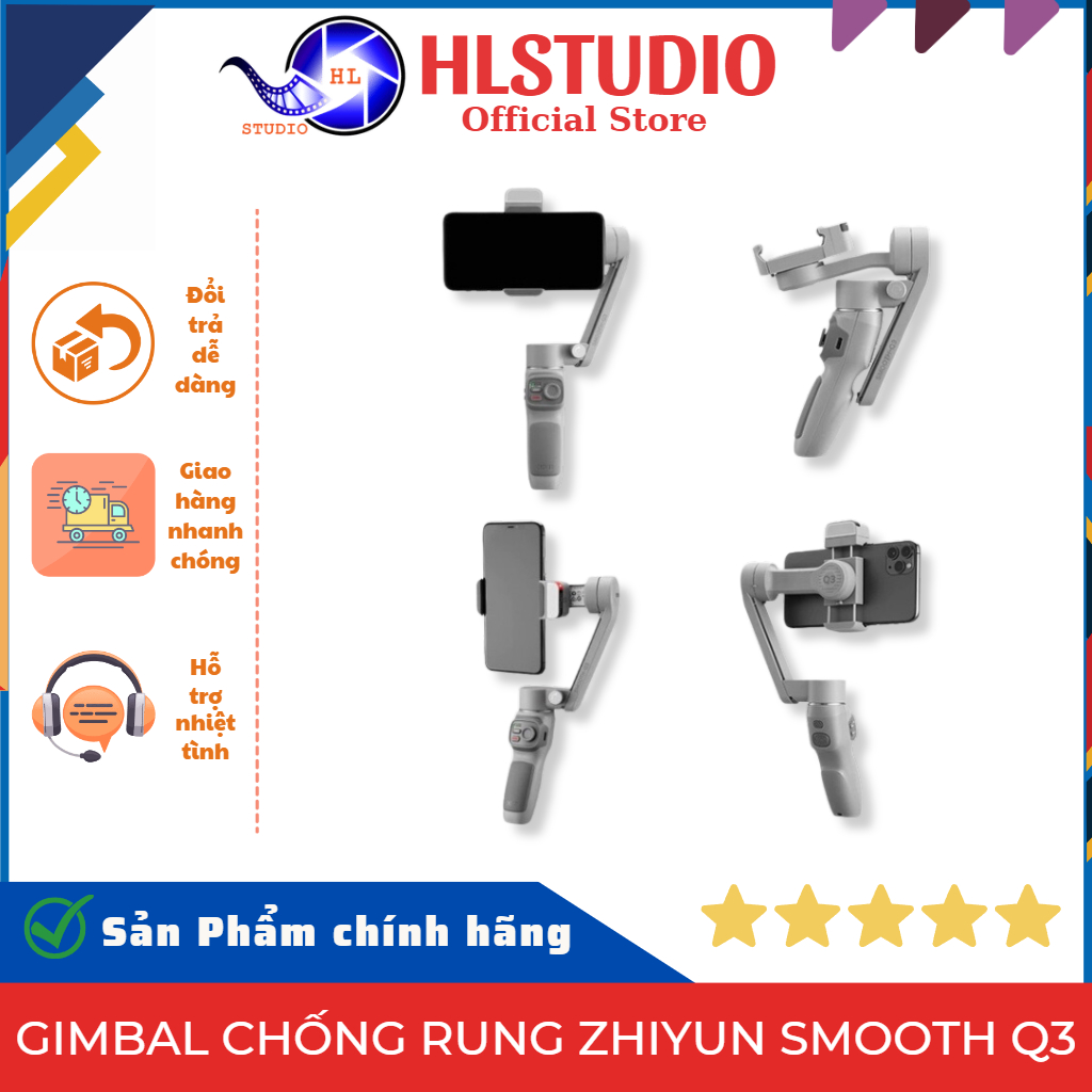 Gimbal Chống Rung Zhiyun Smooth Q3 HL Studio | Shopee Việt Nam