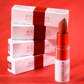 Son Thỏi Lì Marshmallow Powder Lipstick Red Cookies
