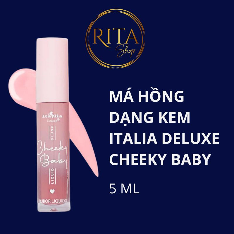 Kem má hồng Italia Deluxe Cheeky Baby Liquid Blush Shopee Việt Nam