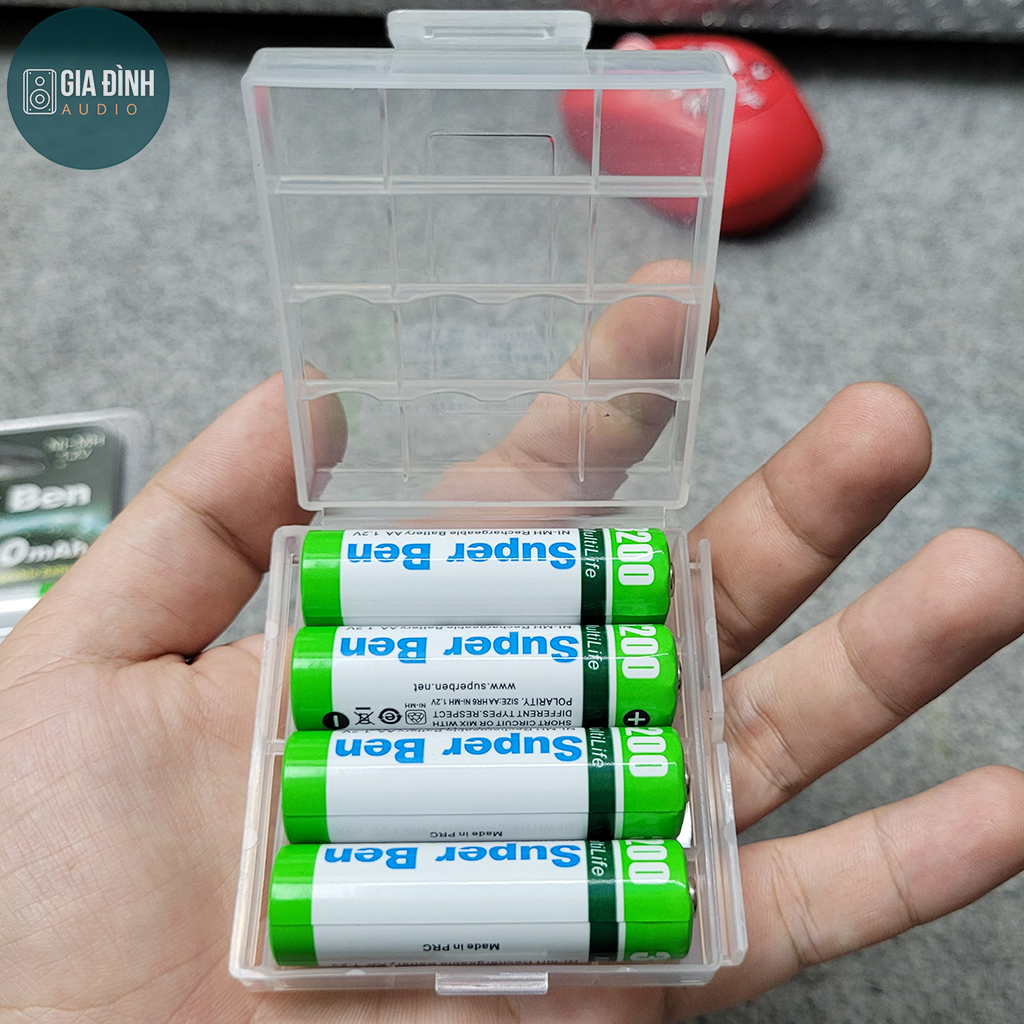 Pin sạc SuperBen 3200mAh, Pin AA 1,2V Micro sử dụng 6-8 tiếng | Shopee ...