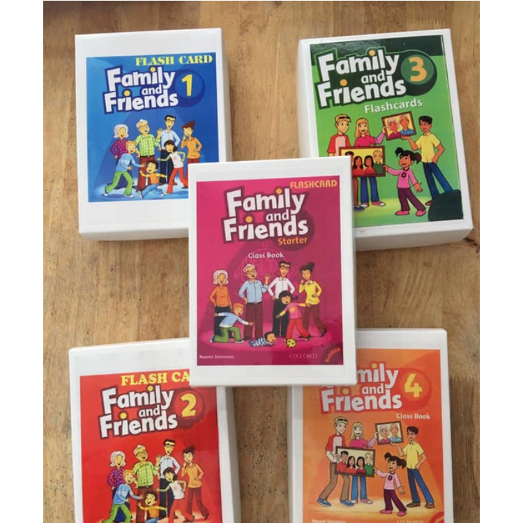 Flashcard Family And Friends 1,2,3,4,starter | Thẻ Flashcard Family And ...