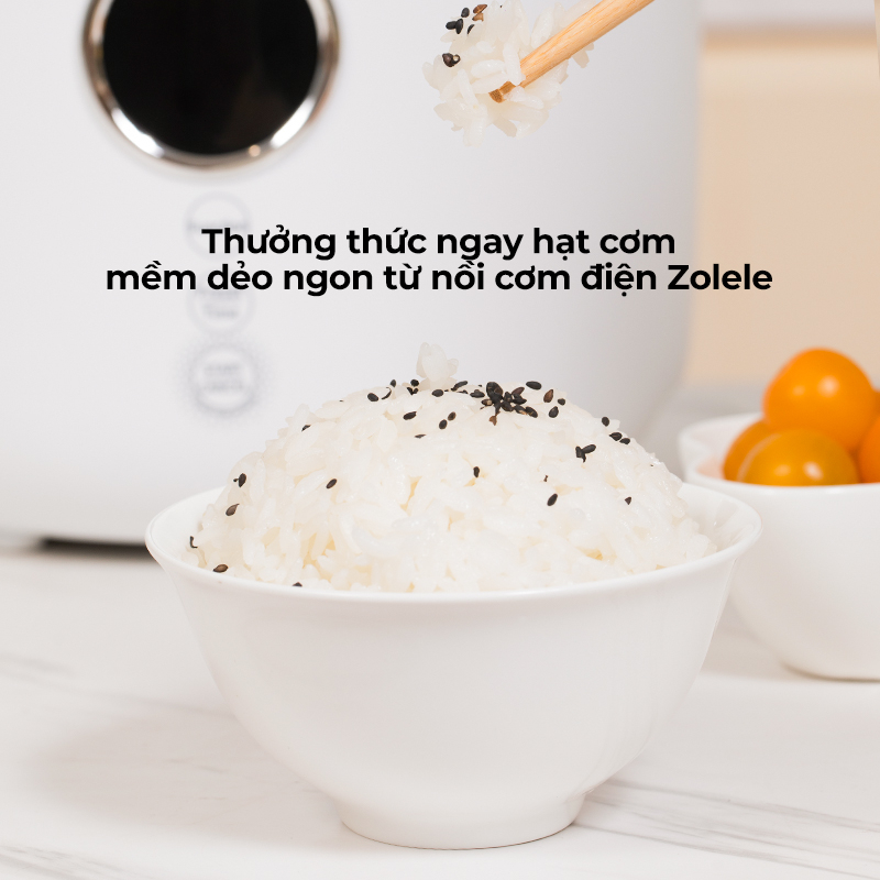 Ảnh Nồi cơm điện ZOLELE 7 chế độ nấu lõi nồi 5 lớp chống dính giữ nhiệt RC201 2L - Chính hãng 4