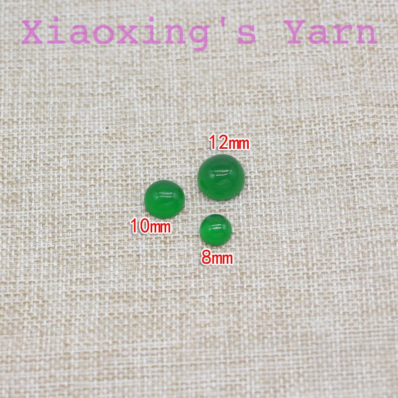 Mắt ngọc nhiều màu, đá giọt sương làm mắt thú, búp bê đủ size 4 - 12mm ...