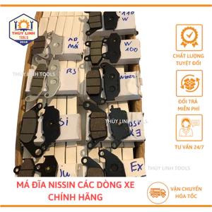 Má phanh đĩa Sirius/Ju/Wave/Rs/Winner/Exciter/Abl/Vision/Lead, Má phanh đĩa hàng Nissin cao cấp Thùy Linh Tools