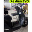 GHÊ ĐÔN GA INOX YÊN NỆM ĐEN XE MÁY ĐIỆN , XE TAY GA