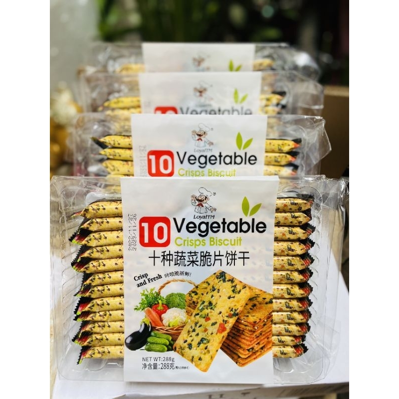 Bánh quy rau củ 10 vị 288g | Shopee Việt Nam