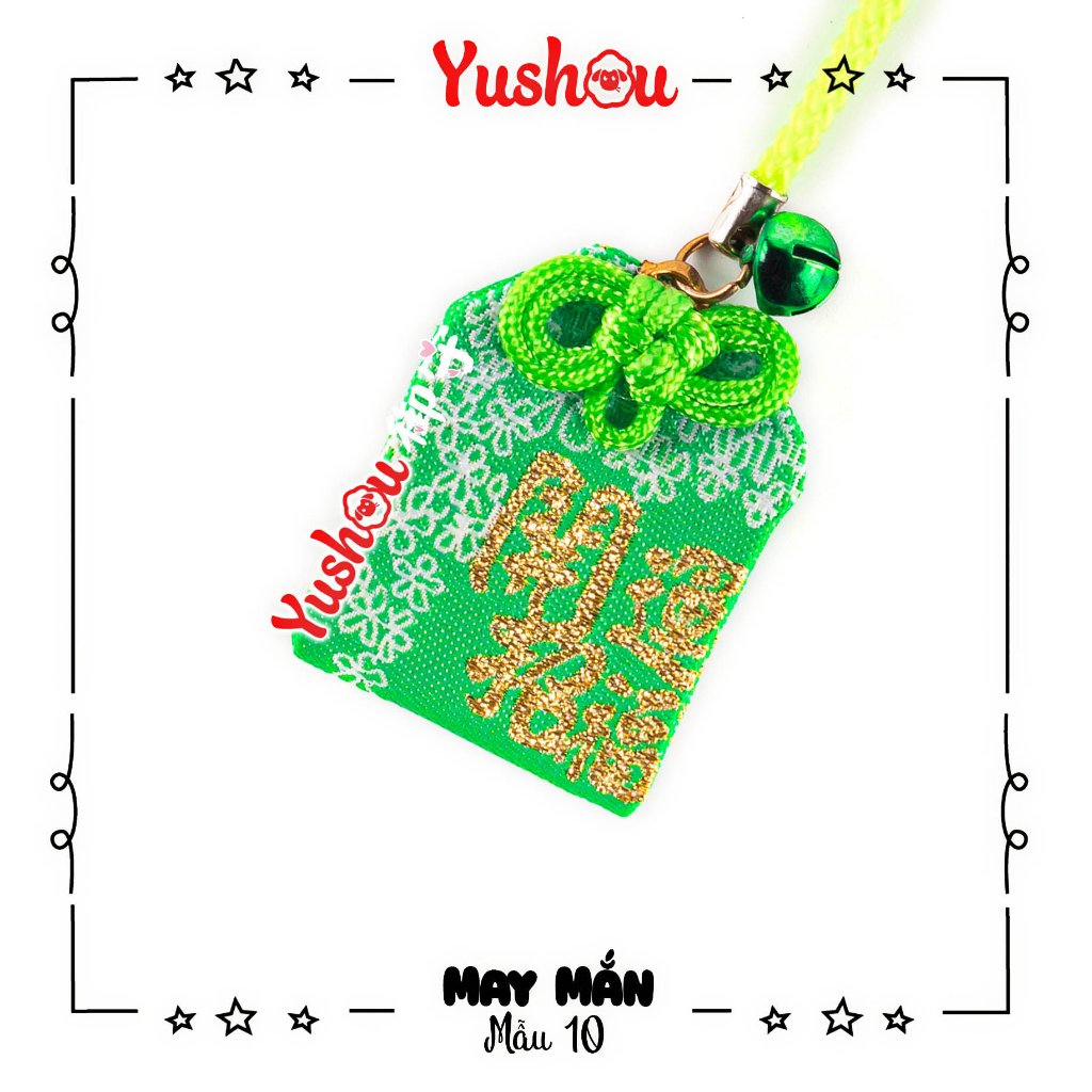 Túi Phước Yushou May Mắn Chiêu Phúc - Kiểu Omamori Nhật, Có sẵn, Quà tặng ý nghĩa.