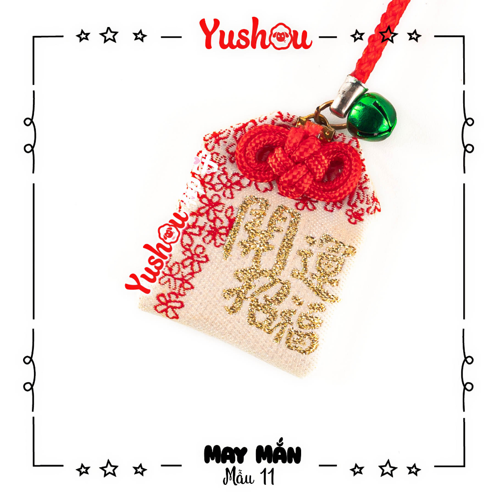 Túi Phước Yushou May Mắn Chiêu Phúc - Kiểu Omamori Nhật, Có sẵn, Quà tặng ý nghĩa.