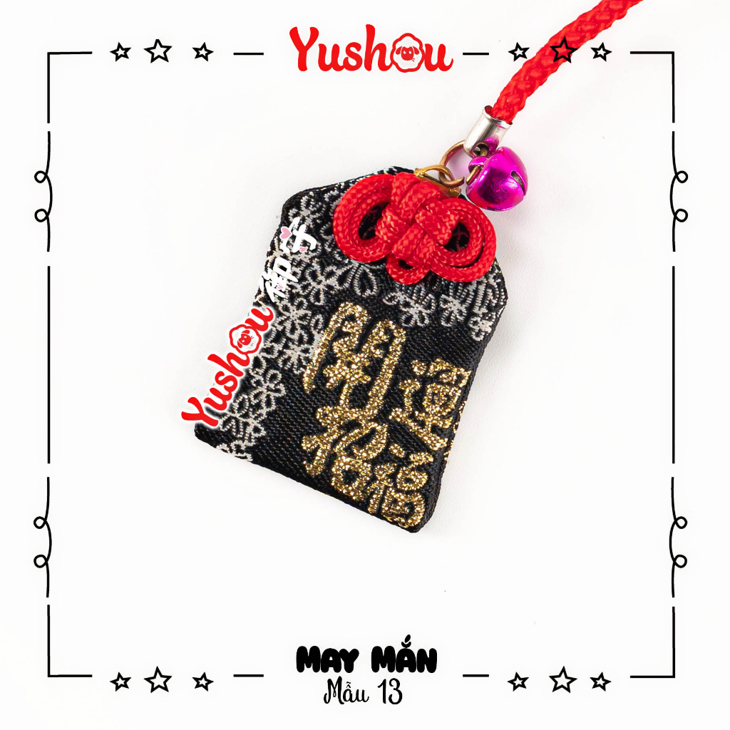 Túi Phước Yushou May Mắn Chiêu Phúc - Kiểu Omamori Nhật, Có sẵn, Quà tặng ý nghĩa.