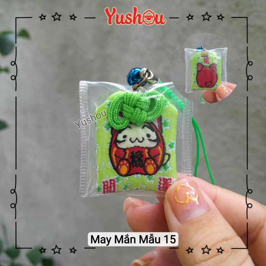 Túi Phước Yushou Mèo Ú May Mắn dễ thương, Có sẵn, Quà tặng ý nghĩa.