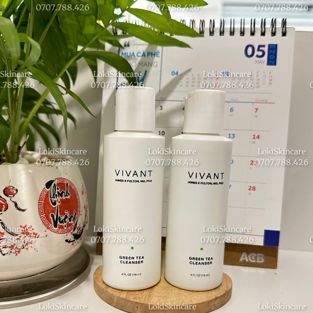 [Hàng công ty] Vivant Skincare Green Tea Antioxidant Cleanser Sữa Rửa