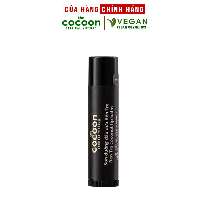 Ảnh Son dưỡng môi dầu dừa bến tre the Cocoon Việt Nam 5g VEGAN - Mỹ phẩm thuần chay 1
