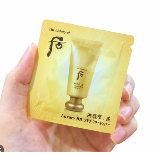 10 Kem Nền, Kem Nền BB, Kem Trang Điểm Whoo Vàng Đông Y Cao Cấp Luxury BB Cream SPF20/PA++ - BeautyX