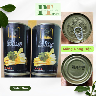Măng tây đóng hộp HSD 2027 ASPARAGUS lon 430g. Măng lon nấu súp, canh, lẩu, trộn salad, xào