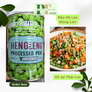 [Thái Lan] Đậu Hà Lan đóng hộp Heng Leng / Đậu hà lan lon 400gr -- Đậu Thái