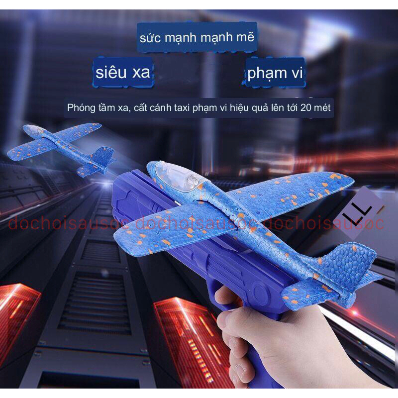 Máy Bay Xốp, Đồ Chơi Ngoài Trời Phát Triển Thể Chất Cho Bé