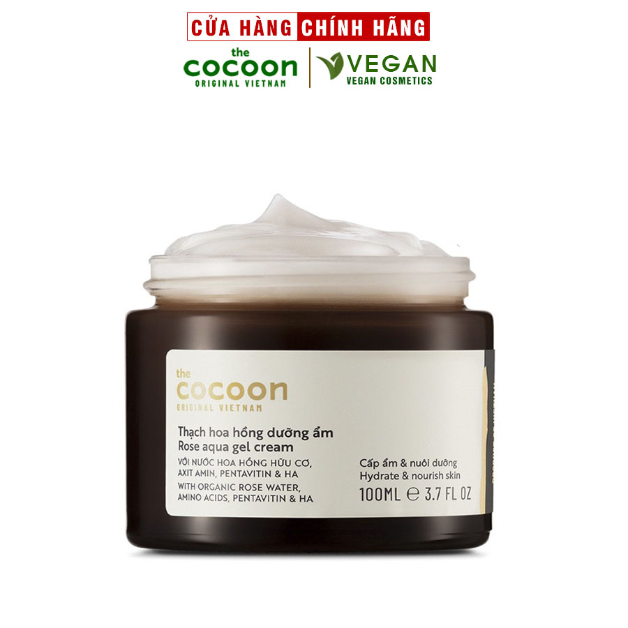 Ảnh Thạch hoa hồng dưỡng ẩm cocoon 100ml (kem dưỡng ẩm) 1