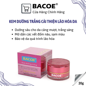 KEM BACOE KEM DƯỠNG TRẮNG BACOE KEM DƯỠNG TRẮNG CẢI THIỆN LÃO HÓA DA BACOE