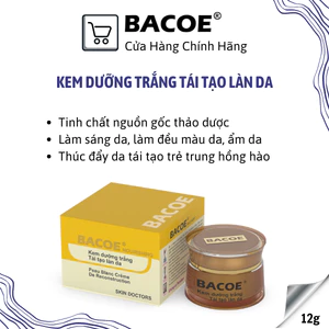 KEM BACOE KEM DƯỠNG TRẮNG TÁI TẠO LÀN DA LÀM MỜ NẾP NHĂN BACOE