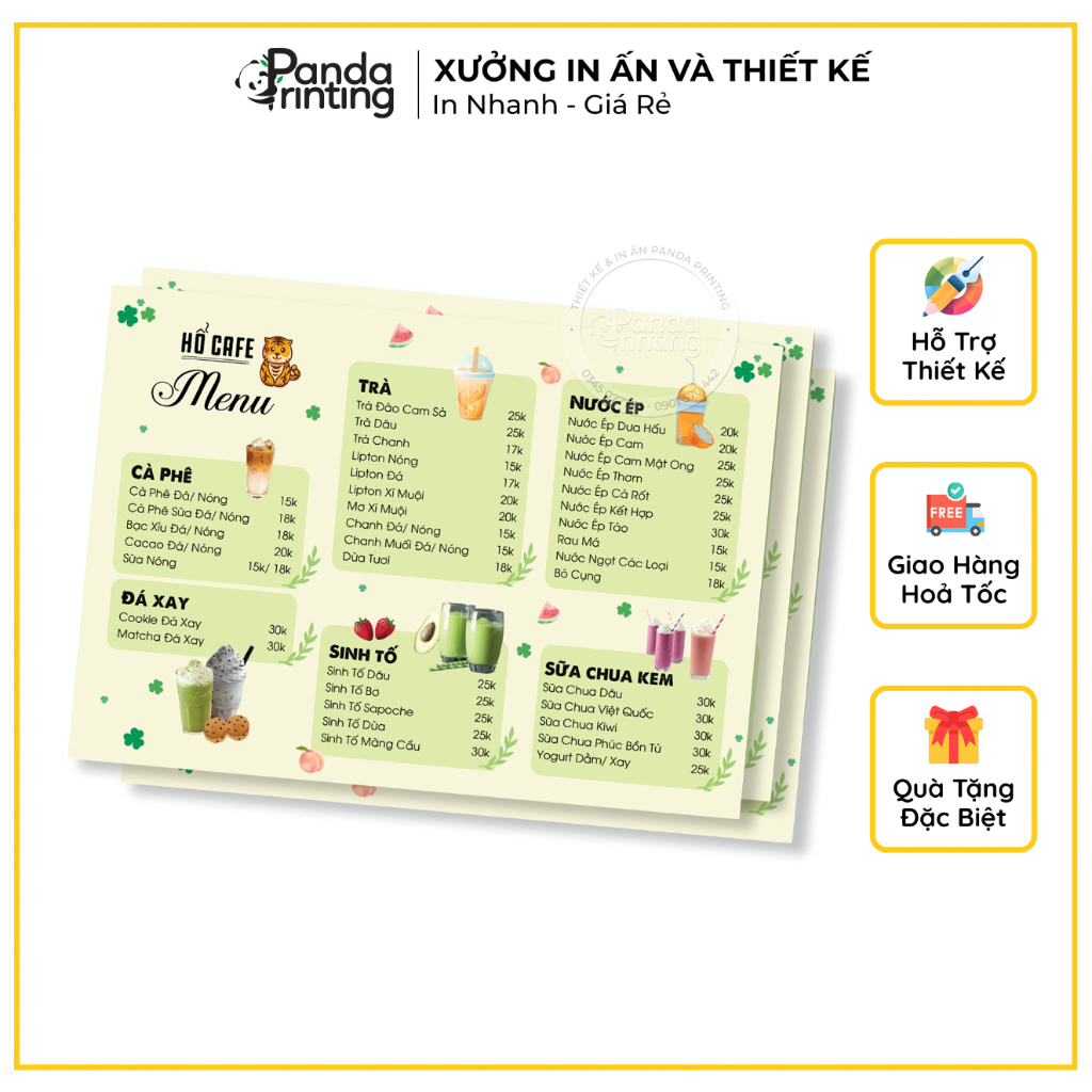 In Menu - Thực Đơn Cán Formet Dày Đẹp | Shopee Việt Nam