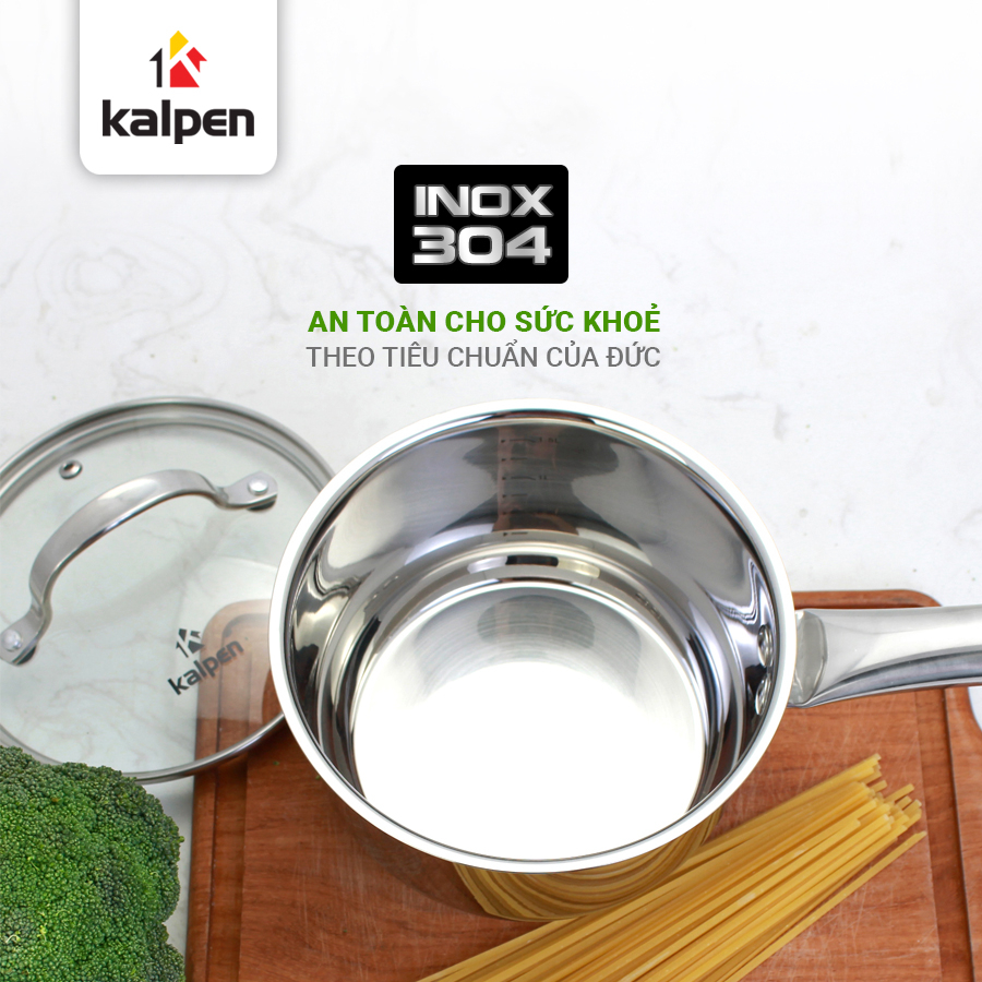 Ảnh Quánh INOX 304 Cao Cấp 5 Lớp Size 16cm Model L16 Hàng Chính Hãng KALPEN-GIA DỤNG ĐỨC 3