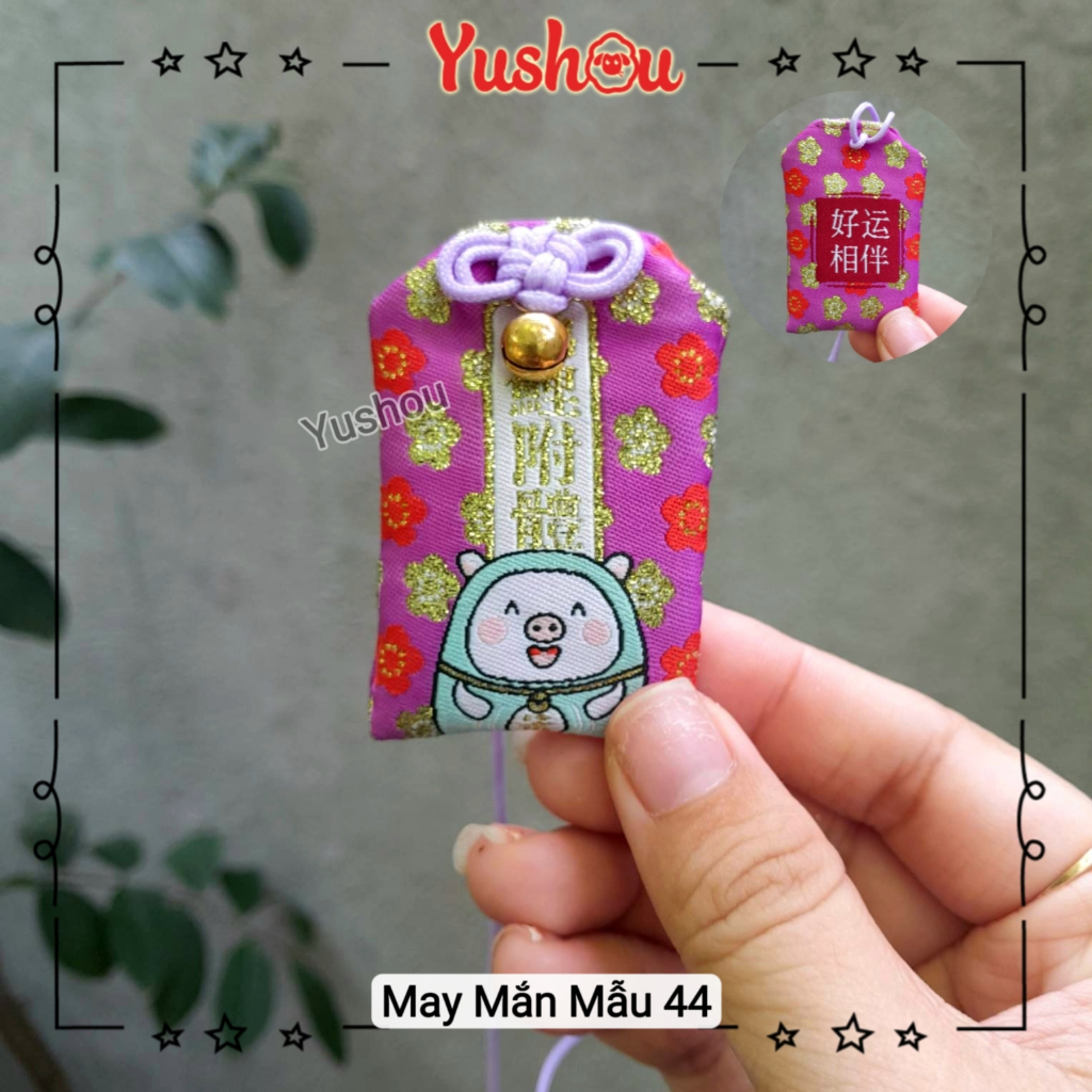 Túi Phước Yushou May Mắn Mẫu 44 - Kiểu Omamori Nhật, Có sẵn, Quà tặng ý nghĩa.