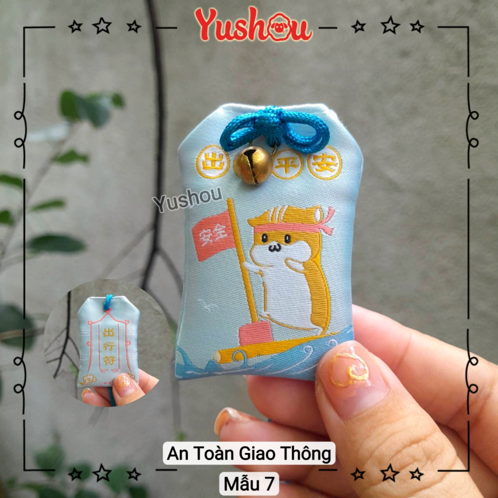 Túi Phước Yushou An Toàn Giao Thông - Mẫu 7, Có sẵn, Quà tặng ý nghĩa.