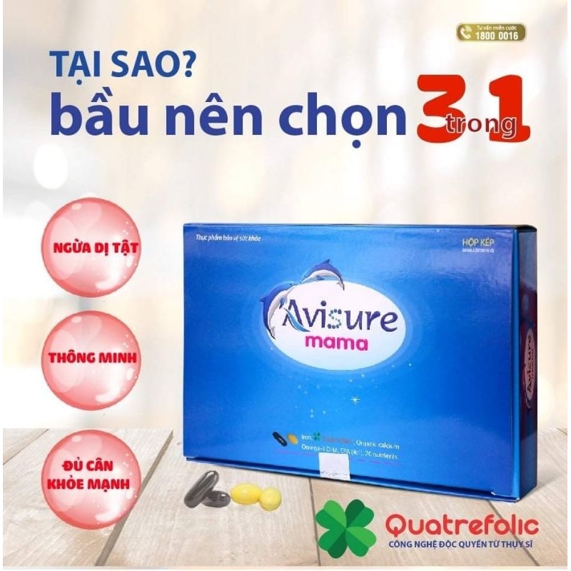 Vitamin Tổng Hợp Dành Cho Bà Bầu Trước Và Sau Sinh Avisure Mama Shopee Việt Nam 