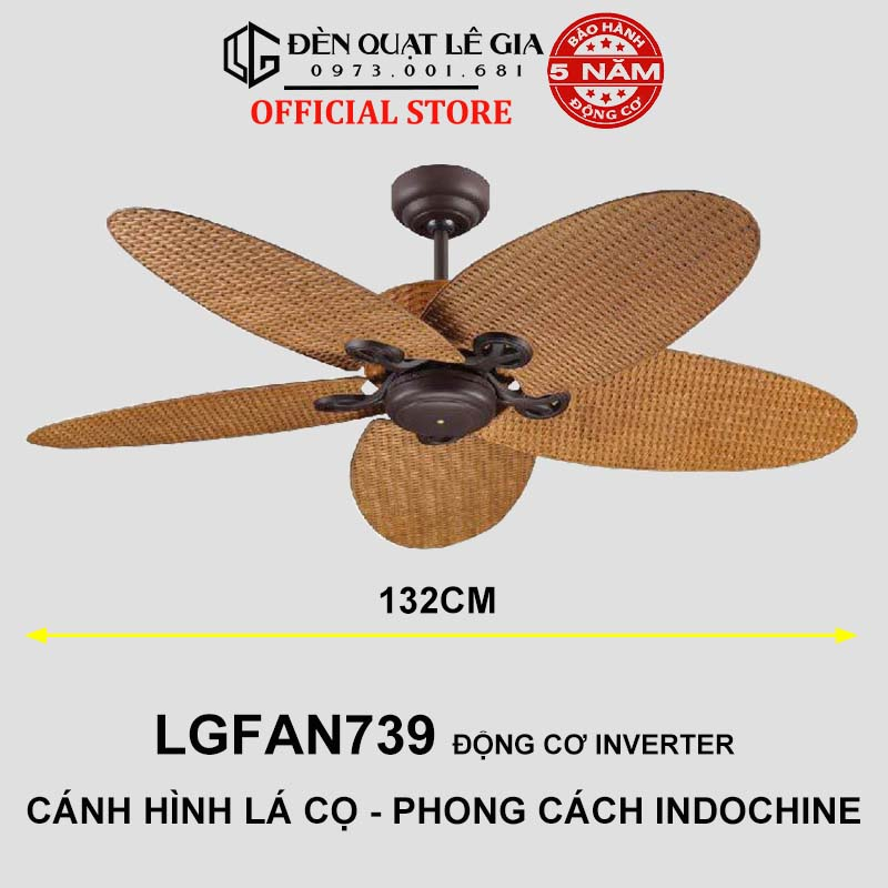 Ảnh { SALES 50% } Quạt Trần INDOCHINE STYLE | Quạt Trần Phong Cách Đông Dương Đẹp 2024 2