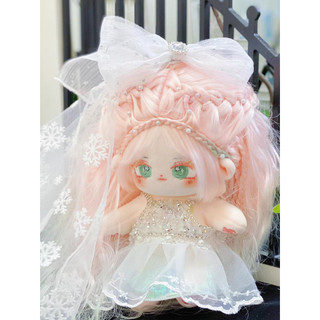 [ORD] Doll không thuộc tính tóc tơ nhiệt 20cm - Búp bê không thuộc tính tóc tơ dài kèm outfit 20cm
