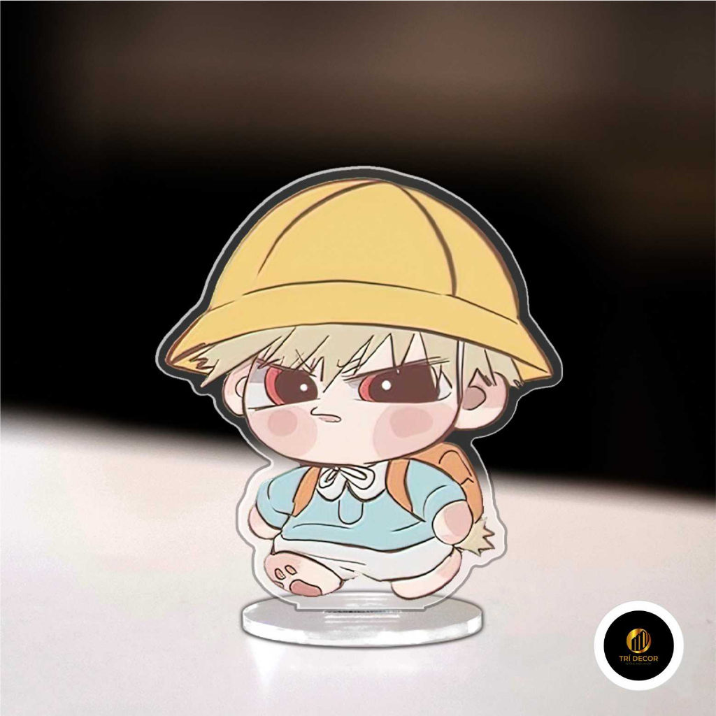 Mô hình My Hero Academia standee chibi nhân vật Deku Bakugo Shoto trang trí góc học tập giá sách để truyện tranh 8cm