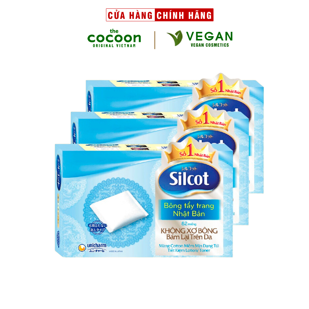 Bông tẩy trang Silcot 82 miếng/1hộp | Shopee Việt Nam