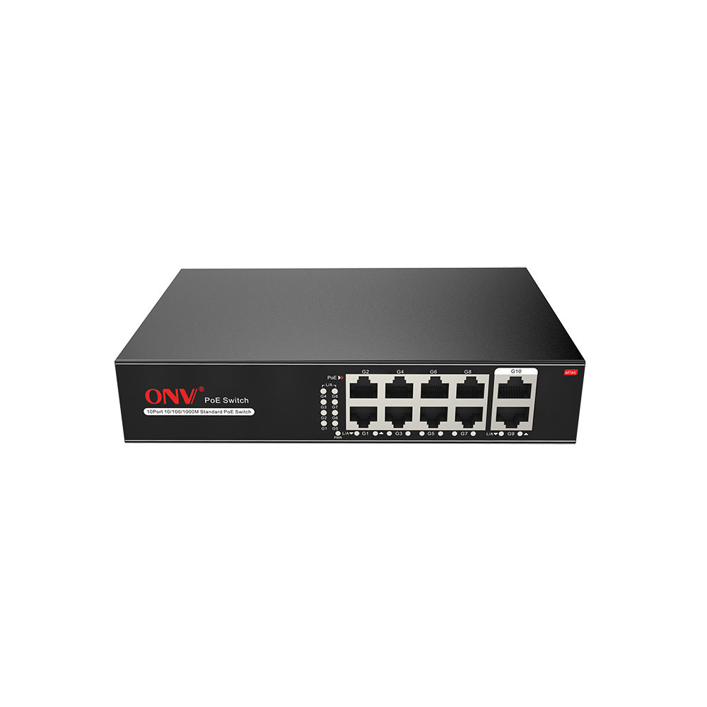 Switch POE 8 Cổng 1000M + 2 Port Uplink ONV-H3108PS