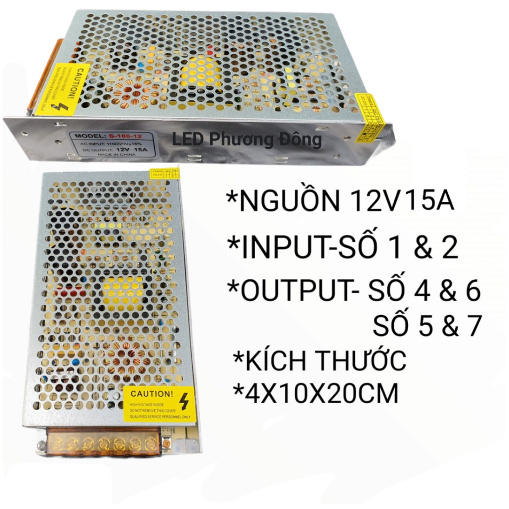 Nguồn Tổ ong 12V - 5A - 10A - 15A - 20A - 30A - 40A