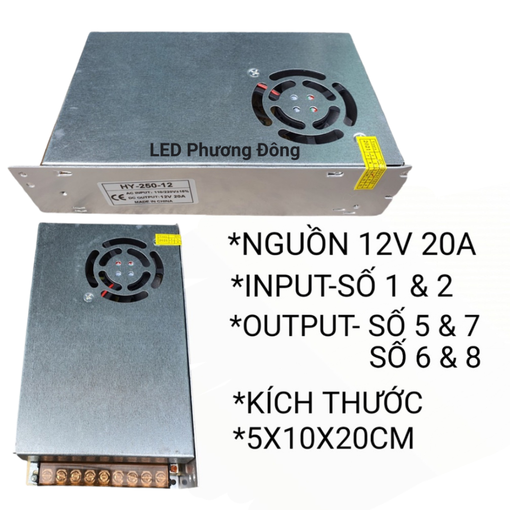 Nguồn Tổ ong 12V - 5A - 10A - 15A - 20A - 30A - 40A