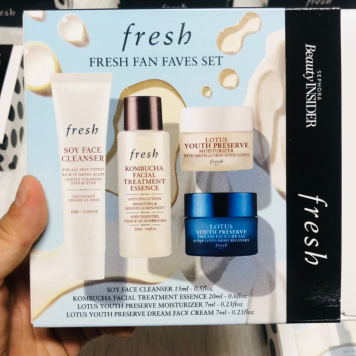 [CÓ BILL US] Set dưỡng da Fresh 4 món best seller | Shopee Việt Nam