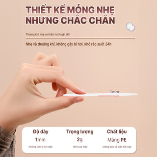 Hộp 20 miếng dán thấm hút dính dưới nách áo ngăn đổ mồ hôi chính hãng Mapiua, mỏng nhẹ, khử mùi hôi.