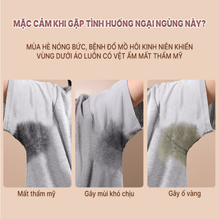 Hộp 20 miếng dán thấm hút dính dưới nách áo ngăn đổ mồ hôi chính hãng Mapiua, mỏng nhẹ, khử mùi hôi.