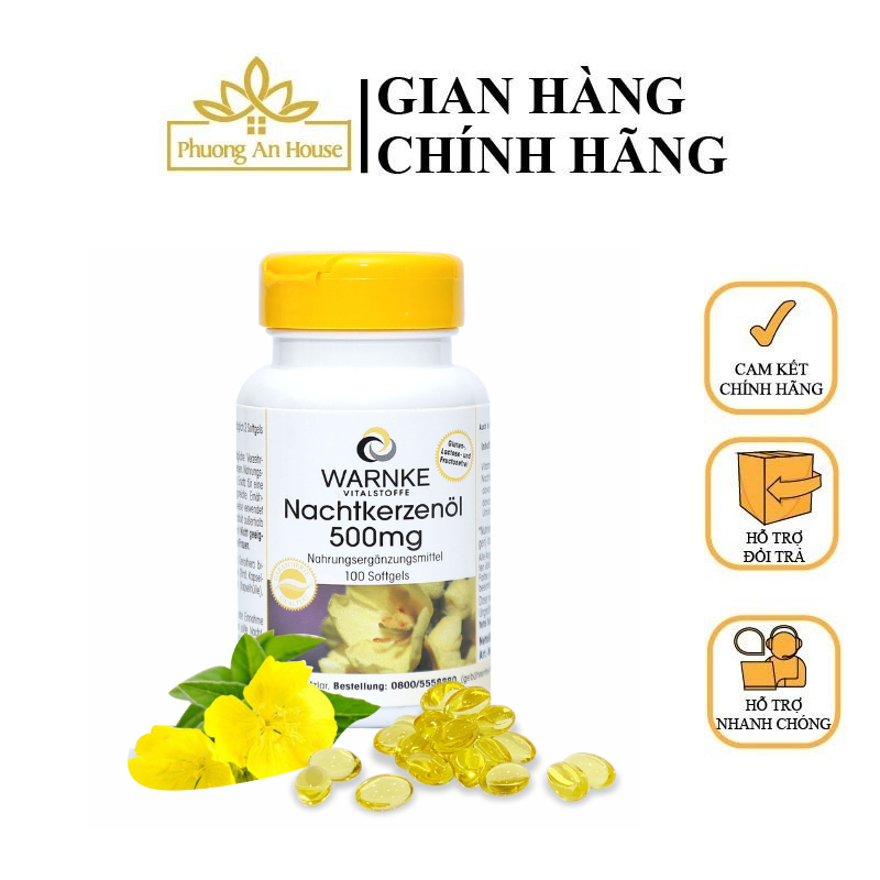 Viên uống tinh dầu hoa anh thảo Đức 100v -PHUONGANHOUSE