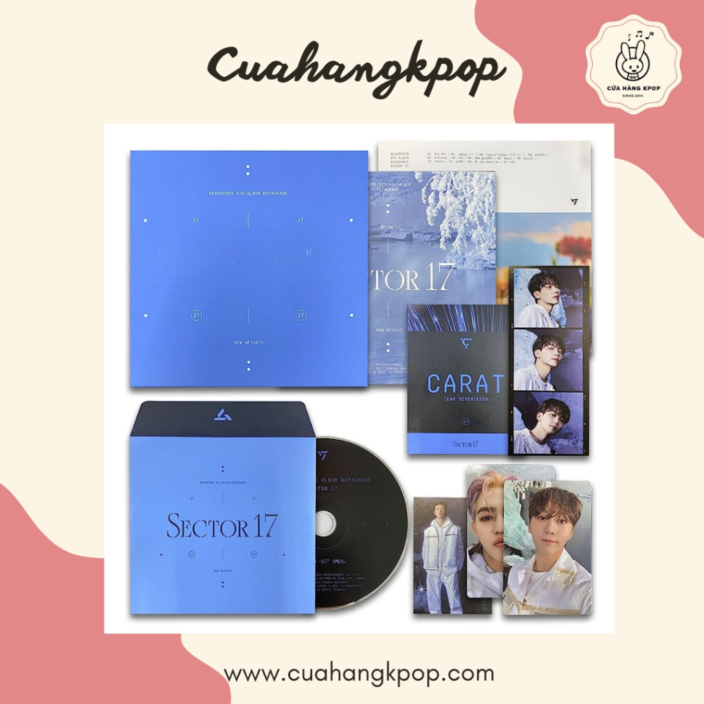 ALBUM SEVENTEEN - [SECTOR 17] có sẵn cửa hàng kpop | Shopee