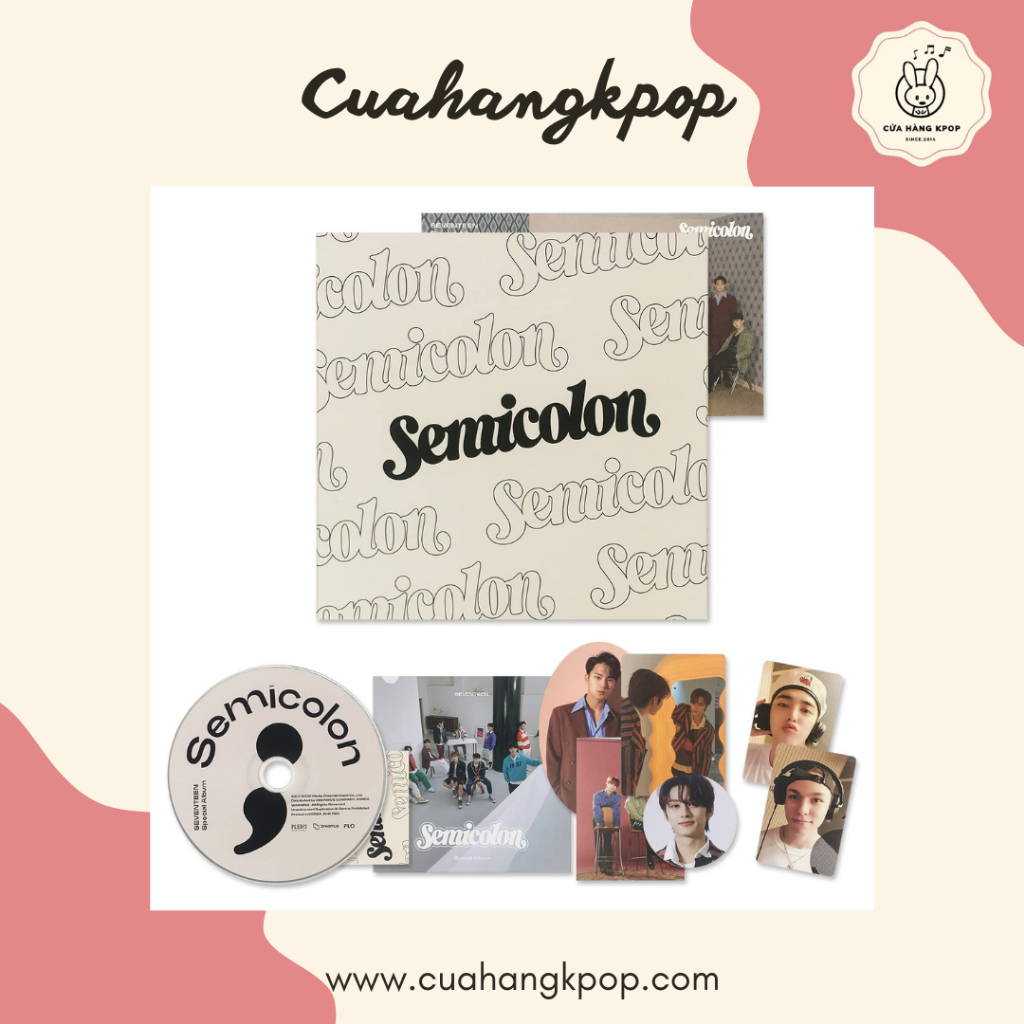 Album Seventeen - [Semicolon] Có Sẵn CỬA HÀNG KPOP | Shopee Việt Nam