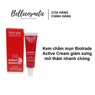 Biotrade Active Cream 15ml Chấm mụn hoạt tính kháng khuẩn, gom còi thâm nhanh chóng 15ml