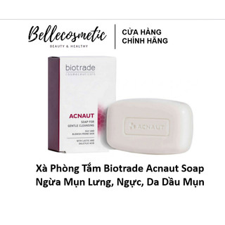 Biotrade Acnaut Soap - Xà Phòng Tắm Ngừa Mụn Lưng, Ngực, Da Dầu Mụn - 100g