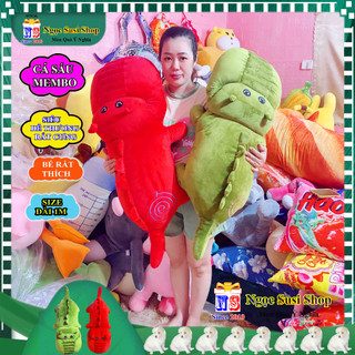 GẤU BÔNG CÁ SẤU MEMBO HÀ MÃ SIÊU MỀM MỊN LÔNG NHUNG MỊN ÔM NGỦ - GIAO NHANH